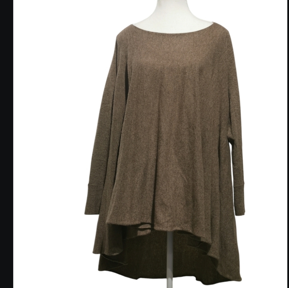 Autumn Cashmere 100% Pure Cashmere Oversized Put To Pit Is 24 Boat Neck Sweater